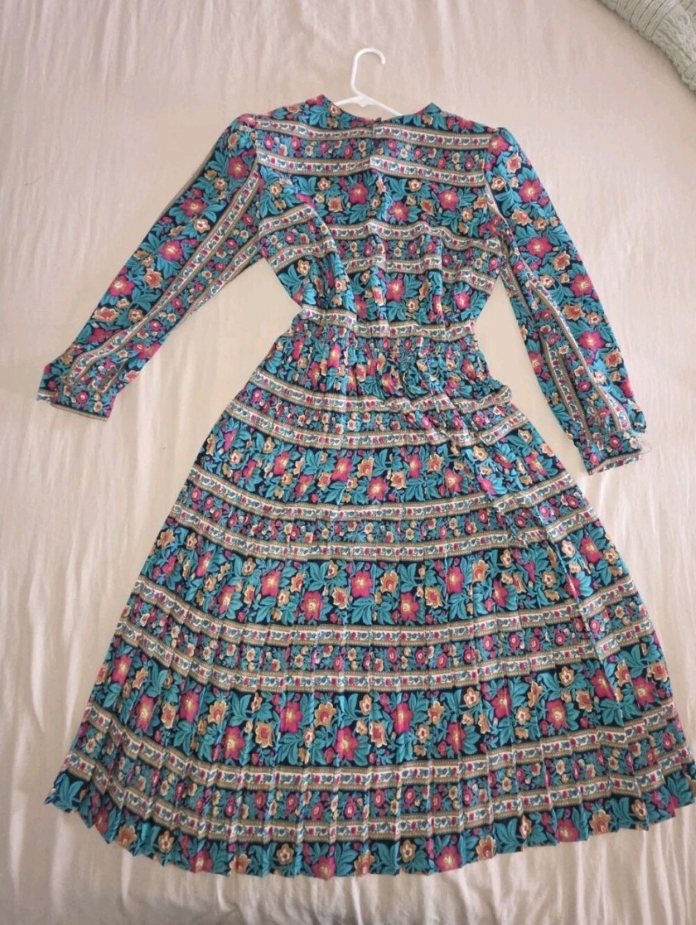 Vintage Lady Caroe Floral Dress (Size 14)